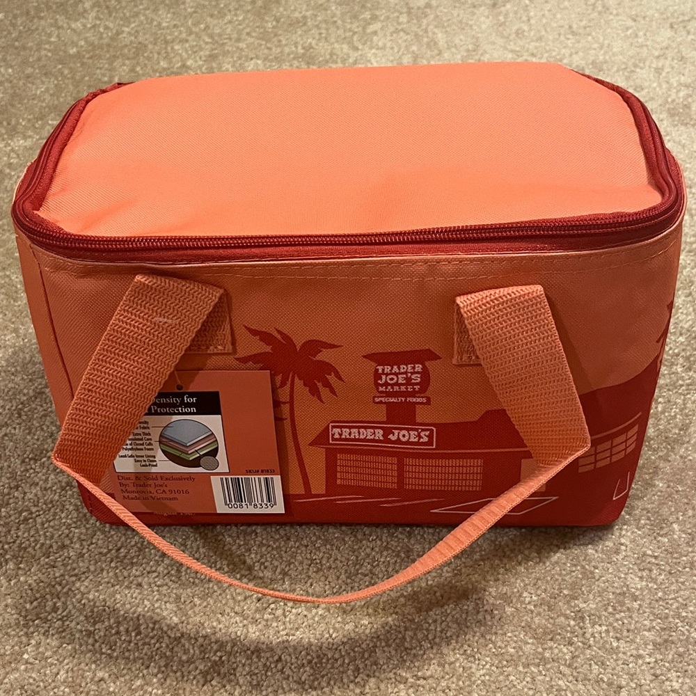 Trader Joe's Peach Mini Bag